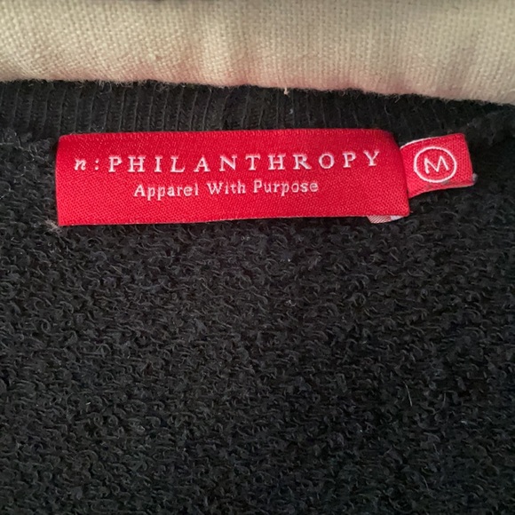 Black Philanthropy sweater - Picture 2 of 2